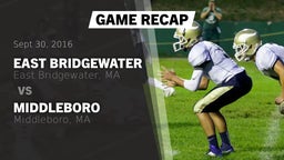 Recap: East Bridgewater  vs. Middleboro  2016