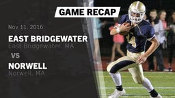 Recap: East Bridgewater  vs. Norwell  2016