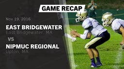 Recap: East Bridgewater  vs. Nipmuc Regional  2016