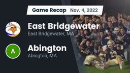 Recap: East Bridgewater  vs. Abington  2022