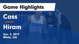 Cass  vs Hiram  Game Highlights - Jan. 4, 2019