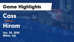 Cass  vs Hiram  Game Highlights - Jan. 28, 2020