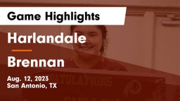 Harlandale  vs Brennan  Game Highlights - Aug. 12, 2023