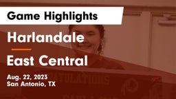 Harlandale  vs East Central  Game Highlights - Aug. 22, 2023