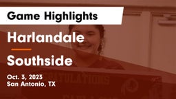 Harlandale  vs Southside  Game Highlights - Oct. 3, 2023
