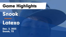 Snook  vs Latexo  Game Highlights - Dec. 2, 2023