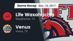 Recap: Life Waxahachie vs. Venus  2017