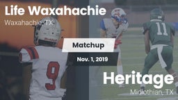 Matchup: Life Waxahachie vs. Heritage  2019