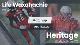 Matchup: Life Waxahachie vs. Heritage  2020