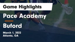 Pace Academy vs Buford  Game Highlights - March 1, 2022
