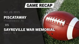 Recap: Piscataway  vs. Sayreville War Memorial  2015