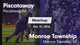 Matchup: Piscataway High vs. Monroe Township  2016