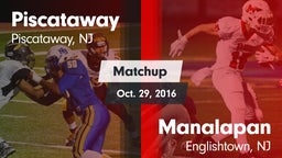 Matchup: Piscataway High vs. Manalapan  2016