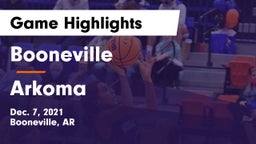 Booneville  vs Arkoma  Game Highlights - Dec. 7, 2021
