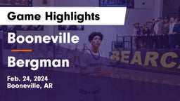 Booneville  vs Bergman   Game Highlights - Feb. 24, 2024