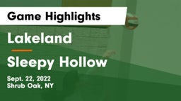 Lakeland  vs Sleepy Hollow  Game Highlights - Sept. 22, 2022