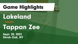 Lakeland  vs Tappan Zee  Game Highlights - Sept. 20, 2022