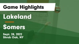 Lakeland  vs Somers  Game Highlights - Sept. 28, 2022