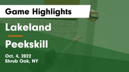 Lakeland  vs Peekskill  Game Highlights - Oct. 4, 2022