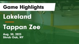 Lakeland  vs Tappan Zee  Game Highlights - Aug. 30, 2023