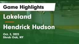 Lakeland  vs Hendrick Hudson  Game Highlights - Oct. 3, 2023