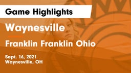 Waynesville  vs Franklin  Franklin Ohio Game Highlights - Sept. 16, 2021