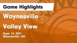 Waynesville  vs Valley View  Game Highlights - Sept. 14, 2021