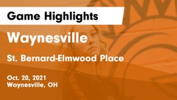 Waynesville  vs St. Bernard-Elmwood Place  Game Highlights - Oct. 20, 2021