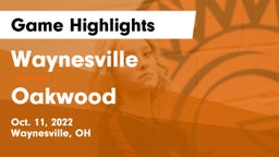 Waynesville  vs Oakwood  Game Highlights - Oct. 11, 2022