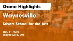 Waynesville  vs Stivers School for the Arts  Game Highlights - Oct. 31, 2022