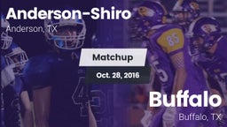 Matchup: Anderson-Shiro High vs. Buffalo  2016