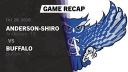 Recap: Anderson-Shiro  vs. Buffalo  2016