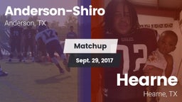 Matchup: Anderson-Shiro High vs. Hearne  2017