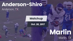 Matchup: Anderson-Shiro High vs. Marlin  2017