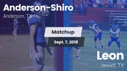 Matchup: Anderson-Shiro High vs. Leon  2018