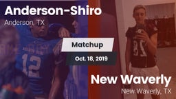 Matchup: Anderson-Shiro High vs. New Waverly  2019