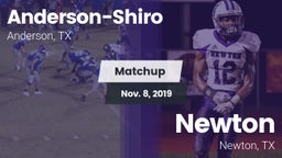 Matchup: Anderson-Shiro High vs. Newton  2019