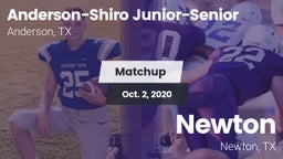 Matchup: Anderson-Shiro High vs. Newton  2020