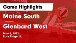 Maine South  vs Glenbard West  Game Highlights - May 6, 2022