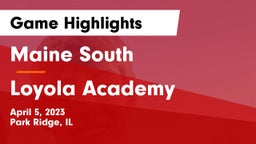 Maine South  vs Loyola Academy  Game Highlights - April 5, 2023