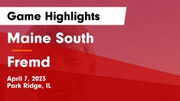 Maine South  vs Fremd  Game Highlights - April 7, 2023