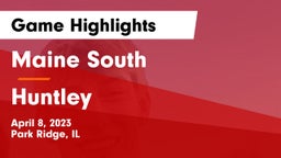 Maine South  vs Huntley  Game Highlights - April 8, 2023