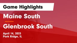 Maine South  vs Glenbrook South  Game Highlights - April 14, 2023