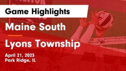 Maine South  vs Lyons Township  Game Highlights - April 21, 2023