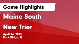 Maine South  vs New Trier  Game Highlights - April 26, 2023