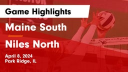 Maine South  vs Niles North  Game Highlights - April 8, 2024