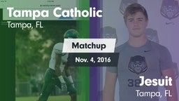 Matchup: Tampa Catholic High vs. Jesuit  2016