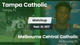 Matchup: Tampa Catholic High vs. Melbourne Central Catholic  2017