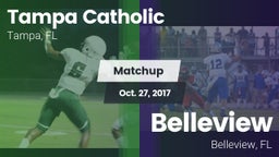 Matchup: Tampa Catholic High vs. Belleview  2017