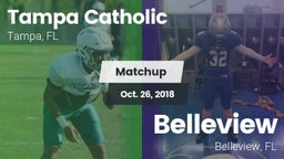 Matchup: Tampa Catholic High vs. Belleview  2018